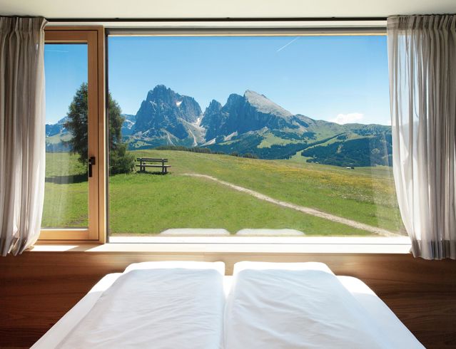 Panoramafenster Zimmer Grandangolo